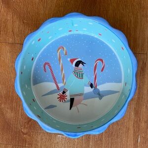Anthropologie George & Viv Penguin Winter Christmas Ramekin NWOT